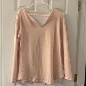 SHEIN Blush Long Sleeve Tee